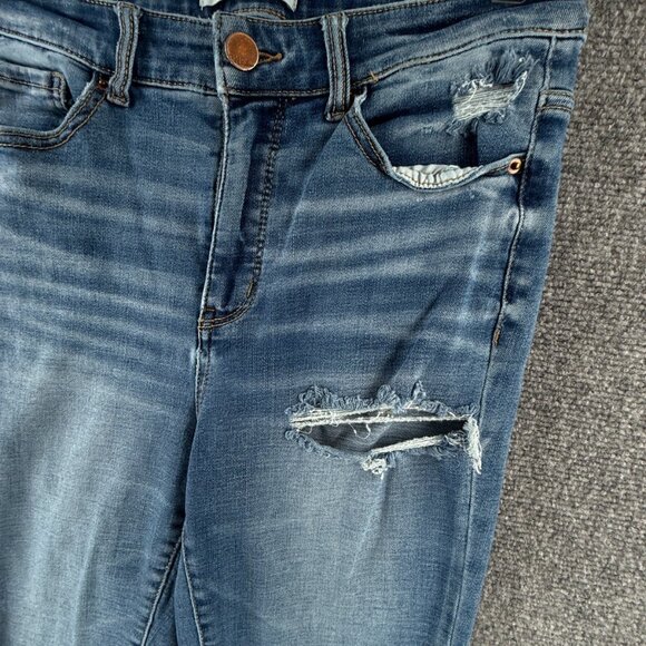 BKE Parker Jeans Women Blue Denim High Rise Ankle Skinny Adult ACTL 27X25 - Picture 3 of 15